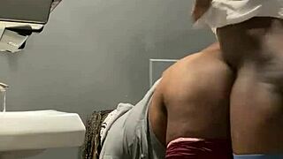 Milf Gets Backshots In The Bar Bathroom