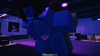 Goblin seduced by slutty elf in Roblox RP