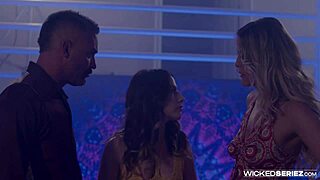 shy blonde petite teen deepthroats in scene three!