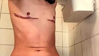 Woman bouncing on dildo, moaning as she reaches orgasm with wet tight pussy