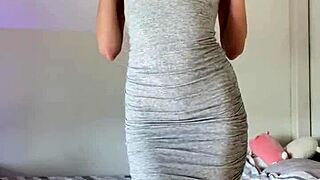 Can I call you daddy while I play with my big tits and dildo? Watch this milf reach solo orgasm!