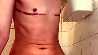 Woman bouncing on dildo, moaning as she reaches orgasm with wet tight pussy