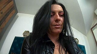 I'm dirty-talking while masturbating and licking this sex-toy pussy