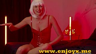 Stacy Cruz Screams During Cowgirl Sex On Halloween