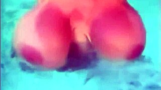 Watch those big tits bouncing wildly here