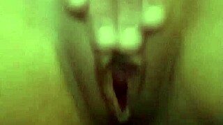 wow, this skinny slut is so horny!