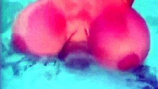 Watch those big tits bouncing wildly here