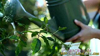 Bold Lesbian MILF Toys Ass First Time