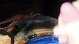 He jerks off to a teen's big cumshot, watching the hot scene unfold with intense pleasure.