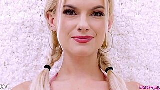 Radiant Blonde Girl Showcases Sexy Body in Casting Interview