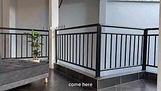 Nerd Boy Convinces Milf Neighbor For Outdoor Fuck. Then At Home With Cum In Mouths.