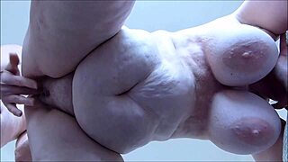 Mature amateur BBW with huge tits, fucked from behind?