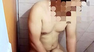 I watch asian hot sex in the bathroom