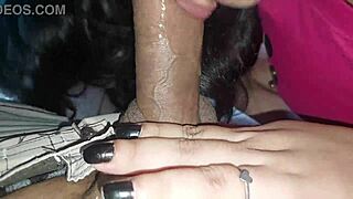 Intense Oral Sex With Latina Babe And Creampie