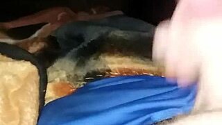 He jerks off to a teen's big cumshot, watching the hot scene unfold with intense pleasure.