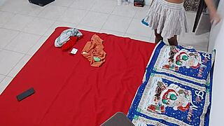 preparations before starting the scene the brunettes get ready and are happy to start recording homemade porn in spanish 😊