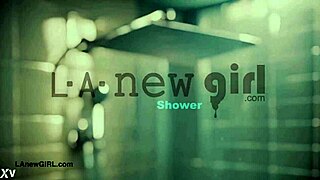 Fierce Brunette Bombshell Enjoys a Relaxing Shower