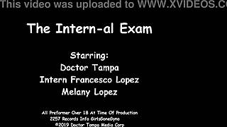 The intern-al exam with melany lopez in the hospital