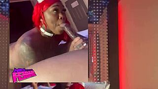 Stars in the Ceiling with Big Black Cock Blowjob and Cumshot Facial