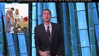 i watch the naked weather girl outdoors stripping teasingly.