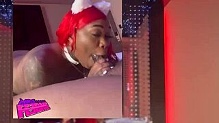 Stars in the Ceiling with Big Black Cock Blowjob and Cumshot Facial