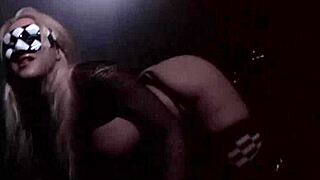 Jon Jon Is About To Split Stacked Blonde Leya Falcons Ass In Two