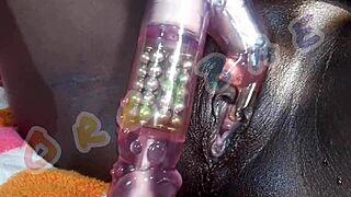 Bitches team up on bar man from club in threesome