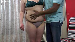 Inessa, hot French BBW, intensely fucked by black man