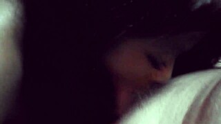 Horny pantyhose slut fingered and cumshot