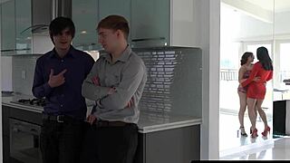 Step brothers and stepsisters swap after partying