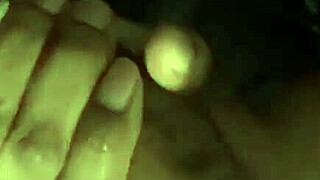 a woman skillfully performs a blowjob on a big dick in an outdoor setting