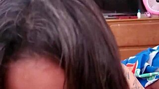 teacher seduces student with hot blowjob in classroom