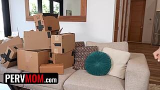 Stepmother sucks step-sons dick in photoshoot