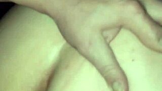 Milf in hot pink thong gets creampied