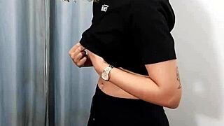 a store dressing room is used by a perverted couple