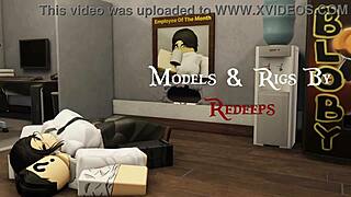 Girlfriend Bent Over For Big Cock Doggystyle In Office.