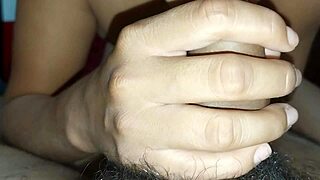 latina teen receives anal creampie gift