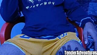 amateur milf gives sloppy oily handjob on bbc