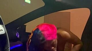 Man gets slutted out in CLS 500 car