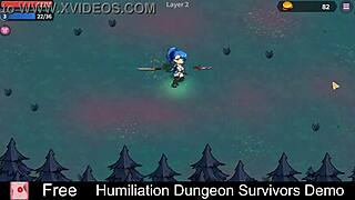 Suggestive Humiliation Dungeon Survivors Demo With Erotic Femdom And Monster Games.