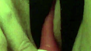 using vibrator on my pierced area in panties.