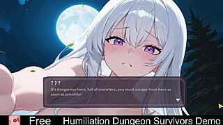 Suggestive Humiliation Dungeon Survivors Demo With Erotic Femdom And Monster Games.