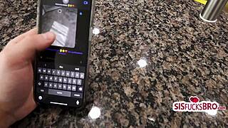 18yo ginger step sis amber stark teases and fucks like a pro, caught in the act with her redhead pussy