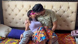 Beautiful hot girl has first time sex with step sister's husband