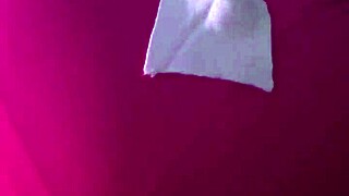 Panties aside for upskirt action and cumshots