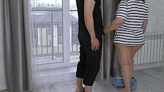 did that mature milf with wide hips and big ass really take cock in anal while having sex?