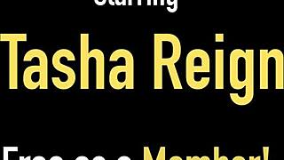 Watch Blonde Tasha Reign Slide Her Glass Dildo Into Her Cunt?