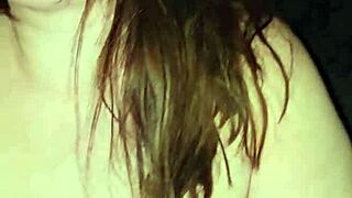 Big White Woman Sits on Cock and Moans Loudly