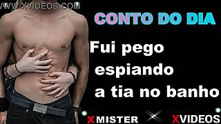Conto erotico fui pego espiando a tia no banho... oh man, what a sight!