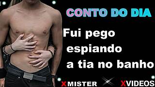 Conto erotico fui pego espiando a tia no banho... oh man, what a sight!